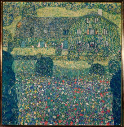 Landhaus am Attersee von Gustav Klimt